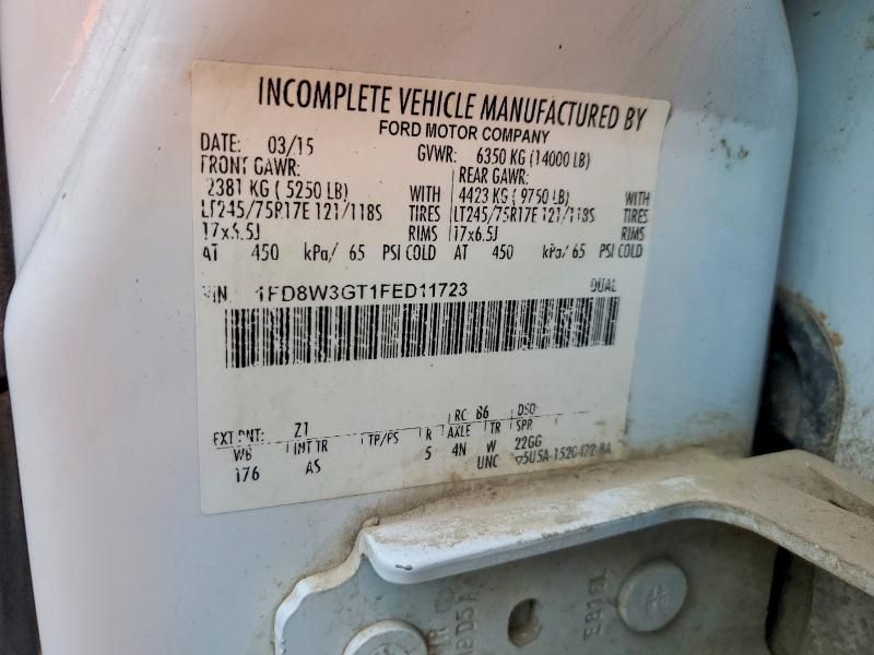 2015 Ford F350 Super Duty