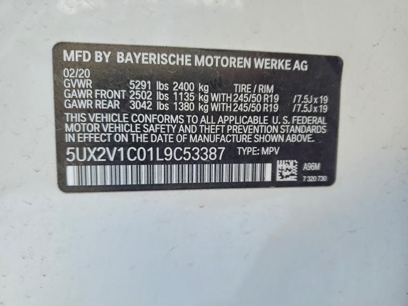 2020 BMW X4 Xdrive30i