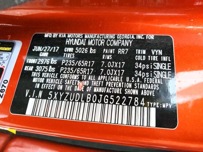 2018 Hyundai Santa fe Sport