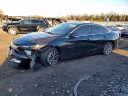 Chevrolet salvage cars for sale: 2019 Chevrolet Malibu lt
