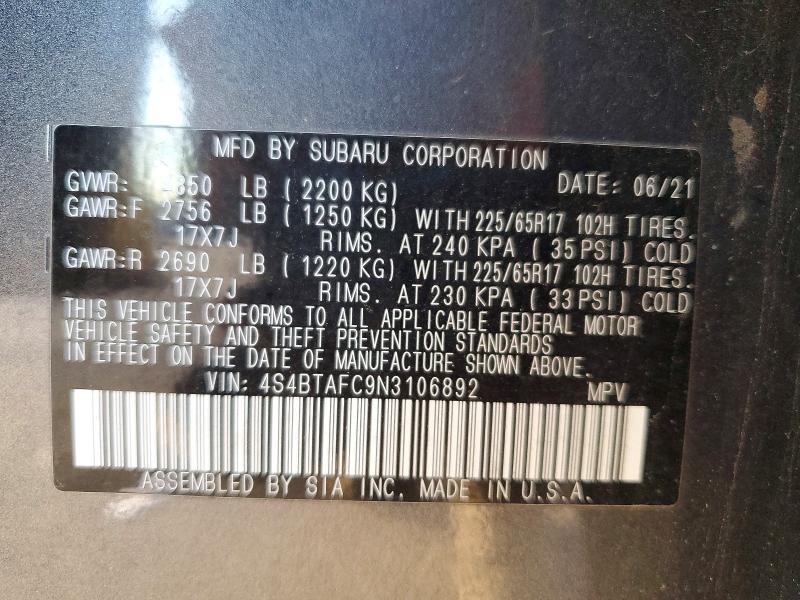 2022 Subaru Outback Premium