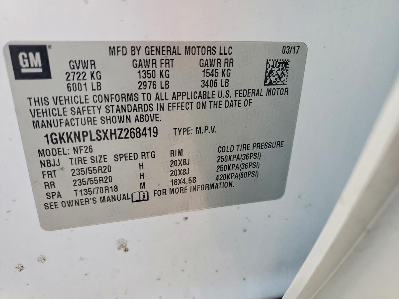 2017 GMC Acadia Denali