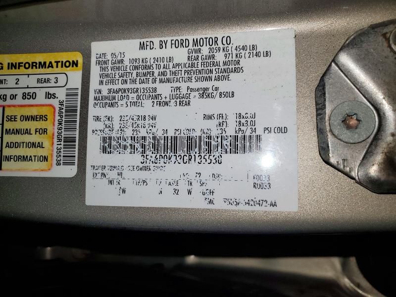 2016 Ford Fusion Titanium