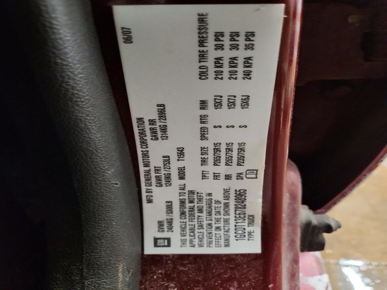 2007 Chevrolet Colorado