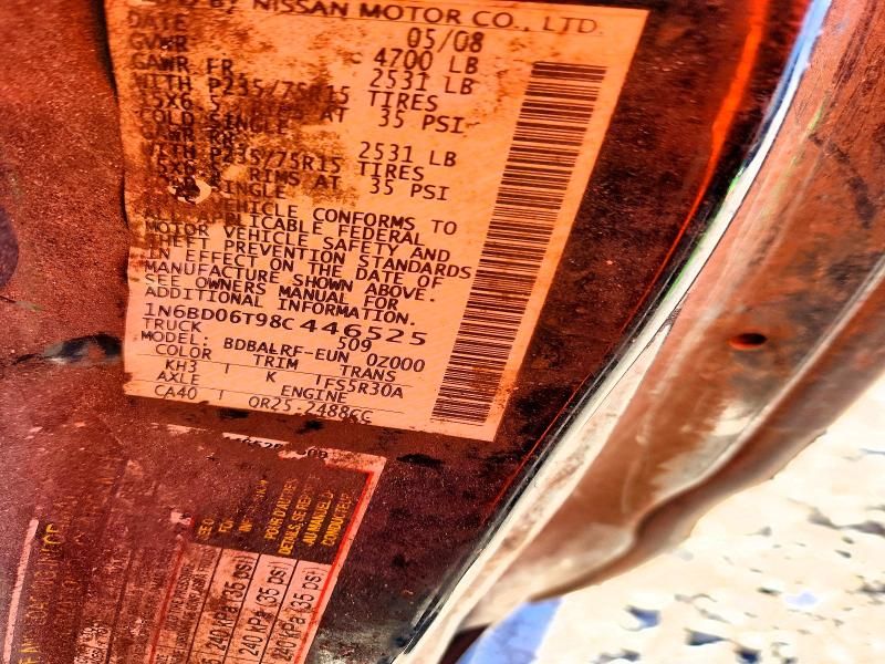 2008 Nissan Frontier King cab xe