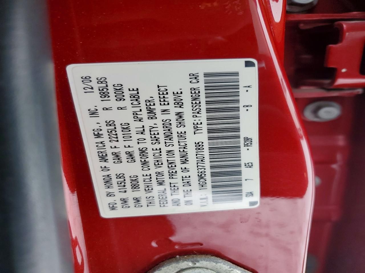 2007 Honda Accord se