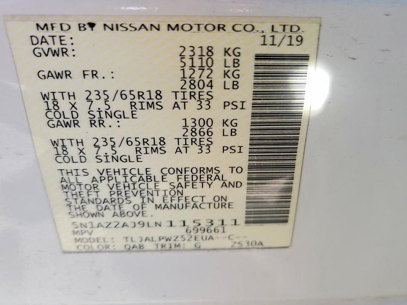 2020 Nissan Murano s