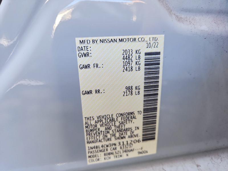 2023 Nissan Altima sr