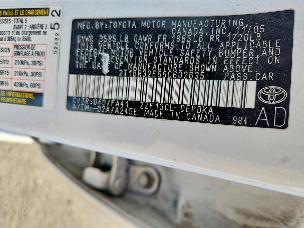 2006 Toyota Corolla ce