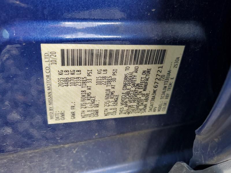 2021 Nissan Rogue sv