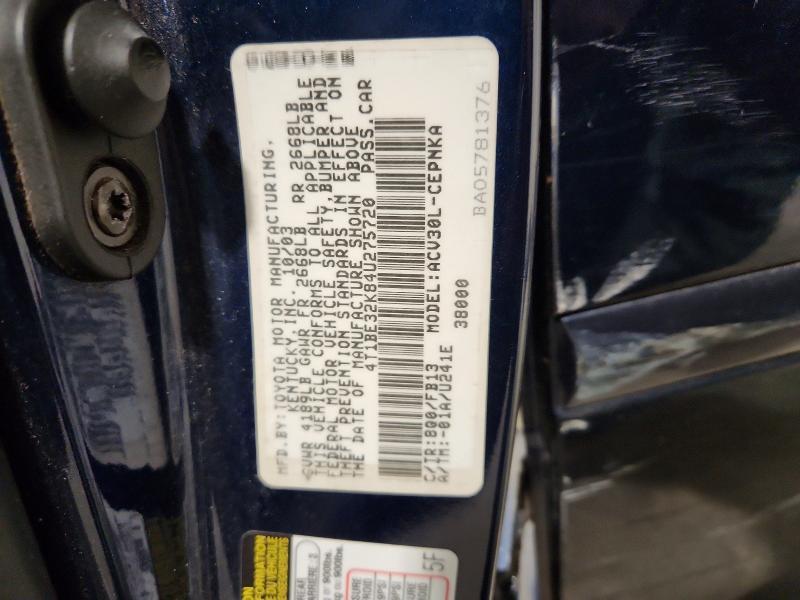 2004 Toyota Camry le
