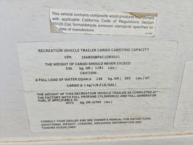 2012 Starcraft Trailer