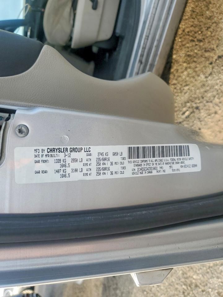 2012 Dodge Grand Caravan sxt