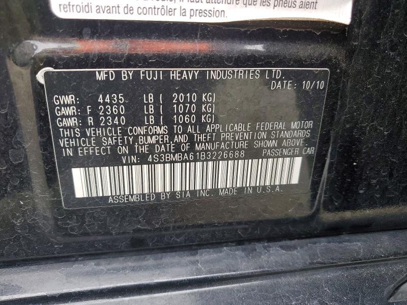 2011 Subaru Legacy 2.5i