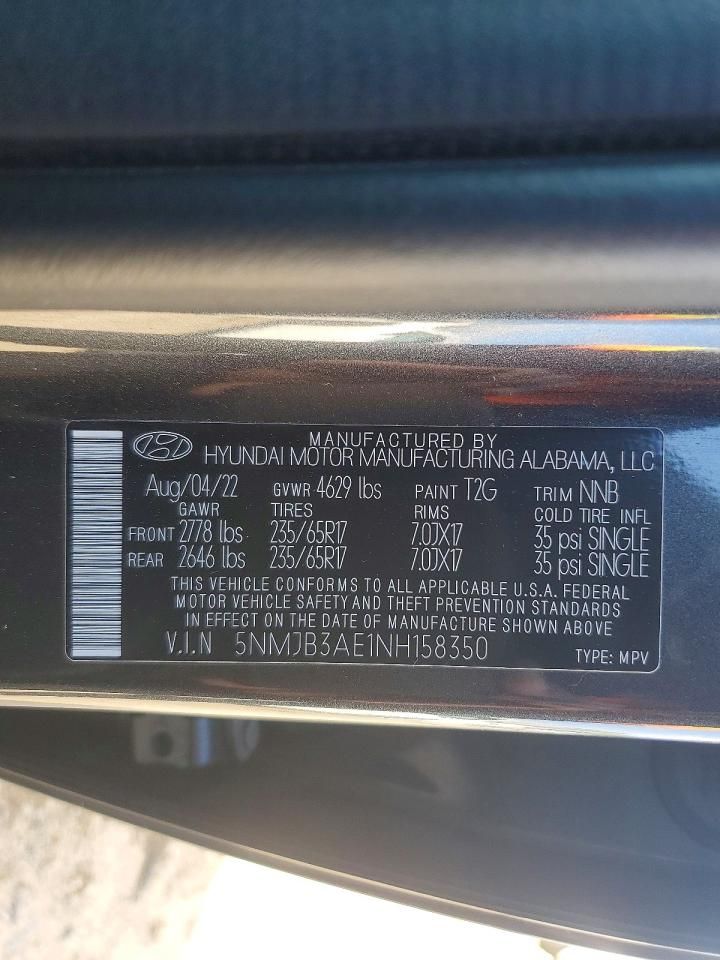 2022 Hyundai Tucson sel