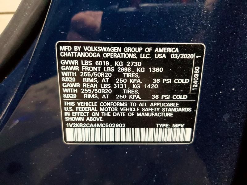 2021 Volkswagen Atlas se