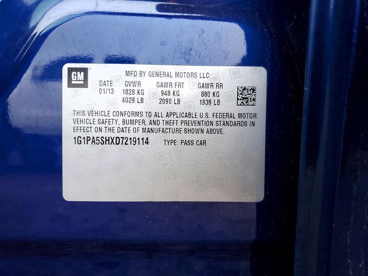 2013 Chevrolet Cruze ls