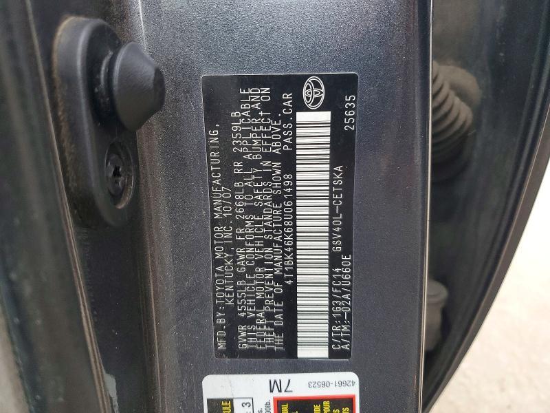 2008 Toyota Camry se V6