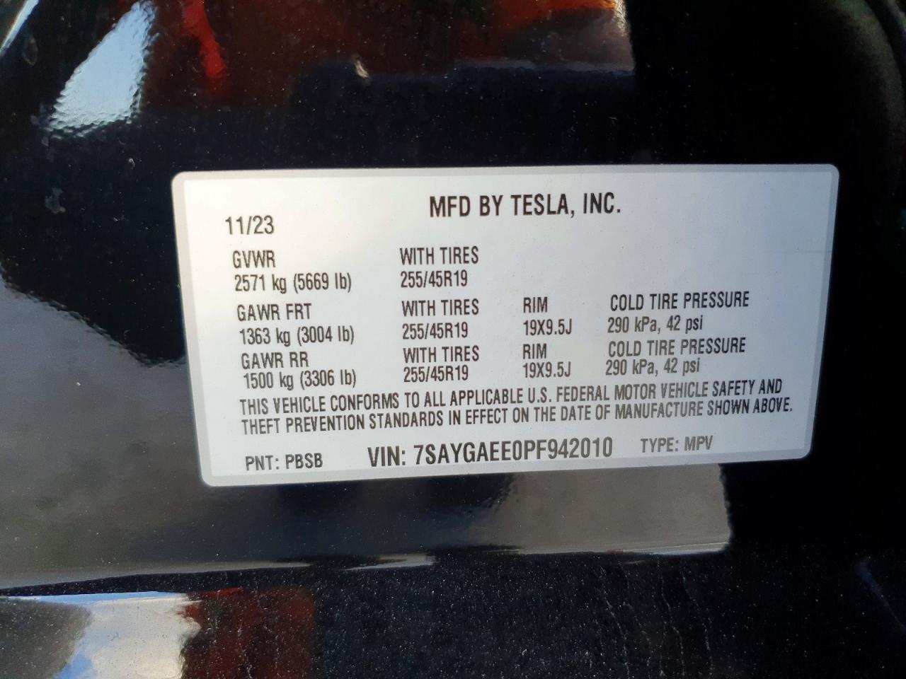2023 Tesla Model y