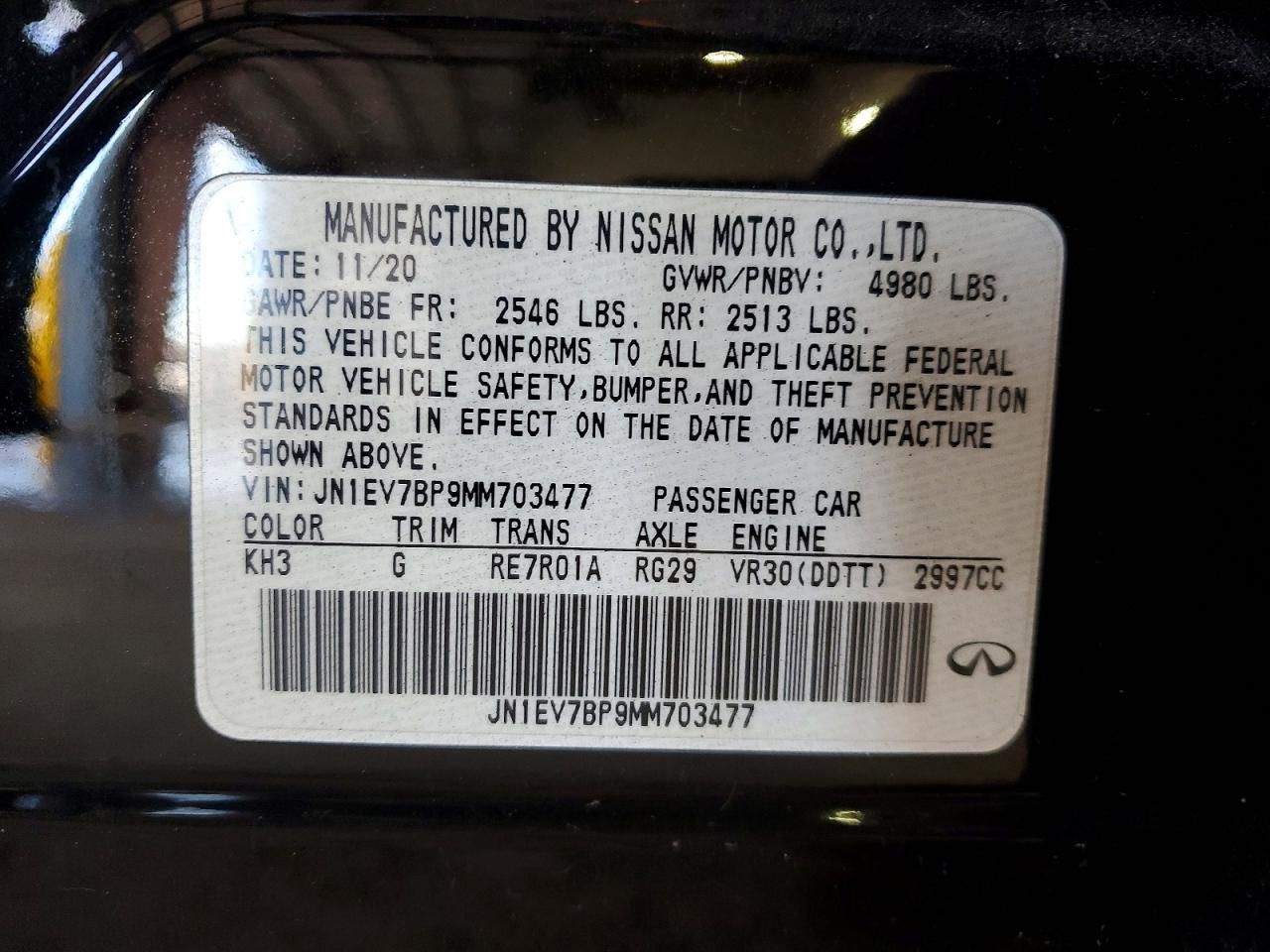 2021 Infiniti Q50 Luxe