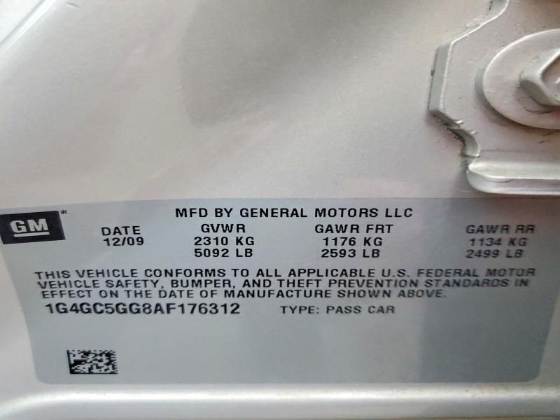 2010 Buick Lacrosse cxl