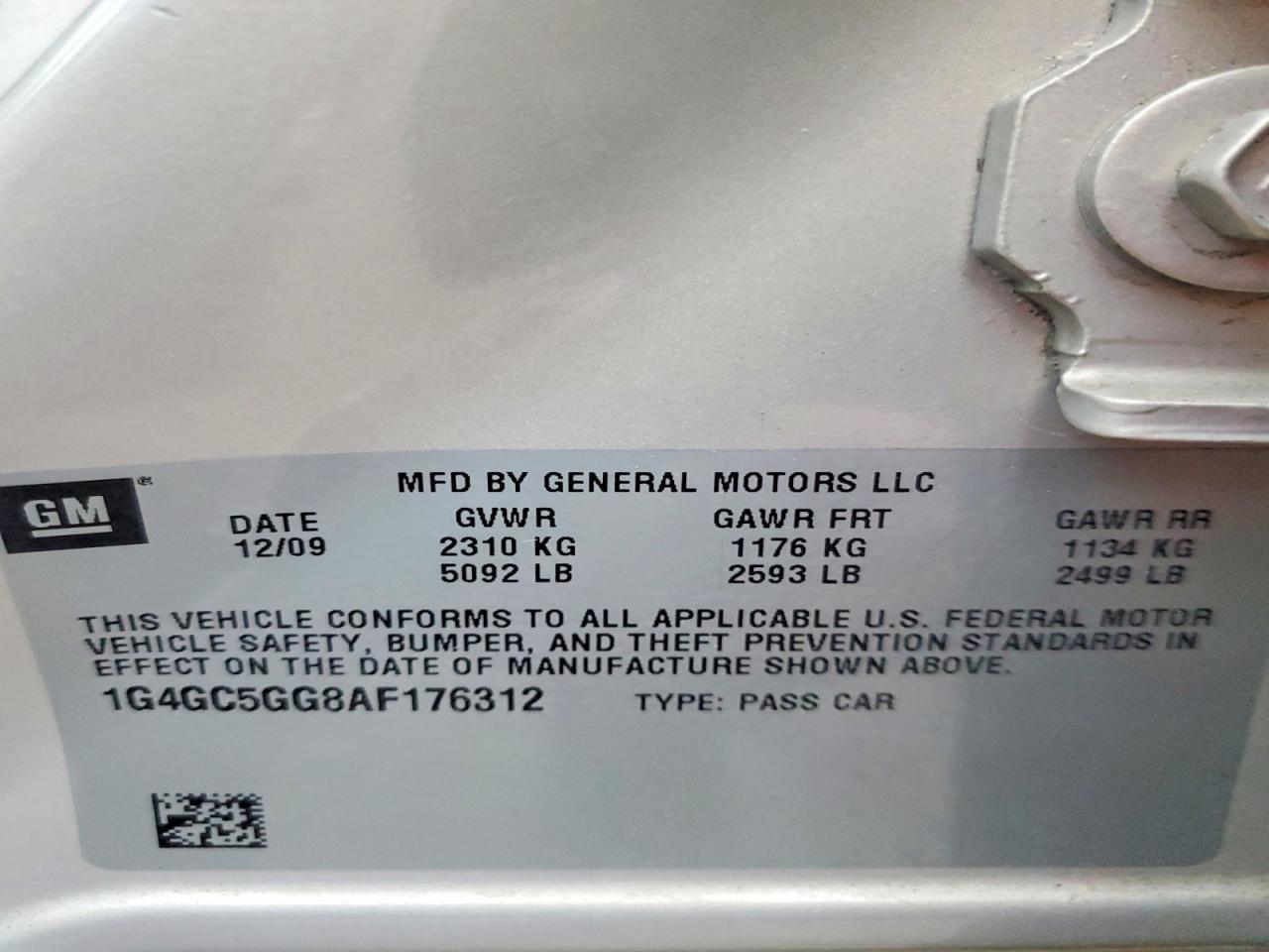 2010 Buick Lacrosse cxl