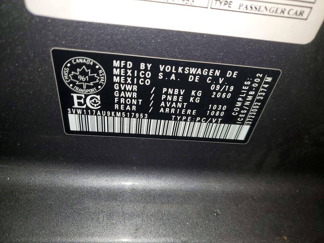 2019 Volkswagen Golf Sportwagen s