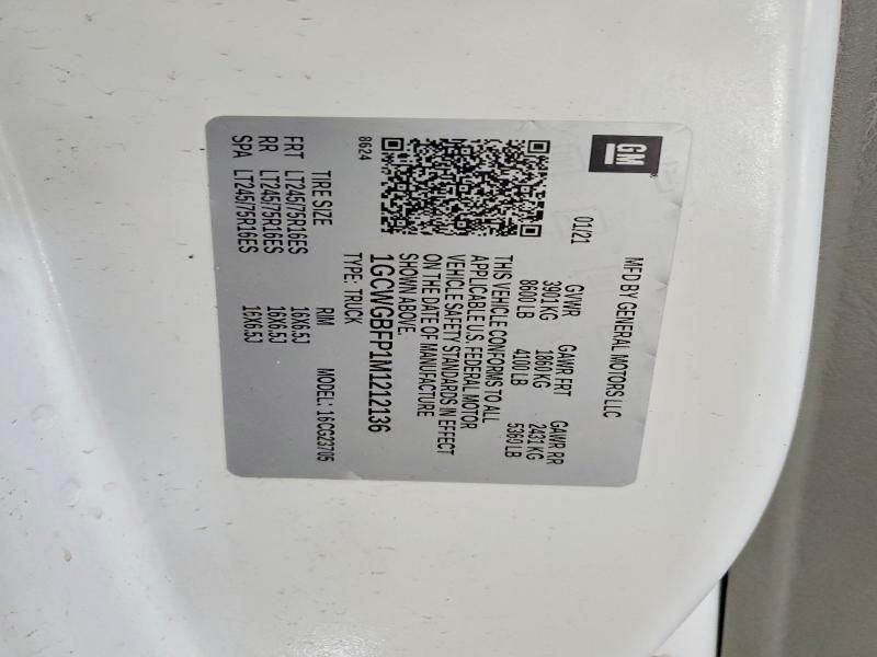 2021 Chevrolet Express G2500 Delivery Van