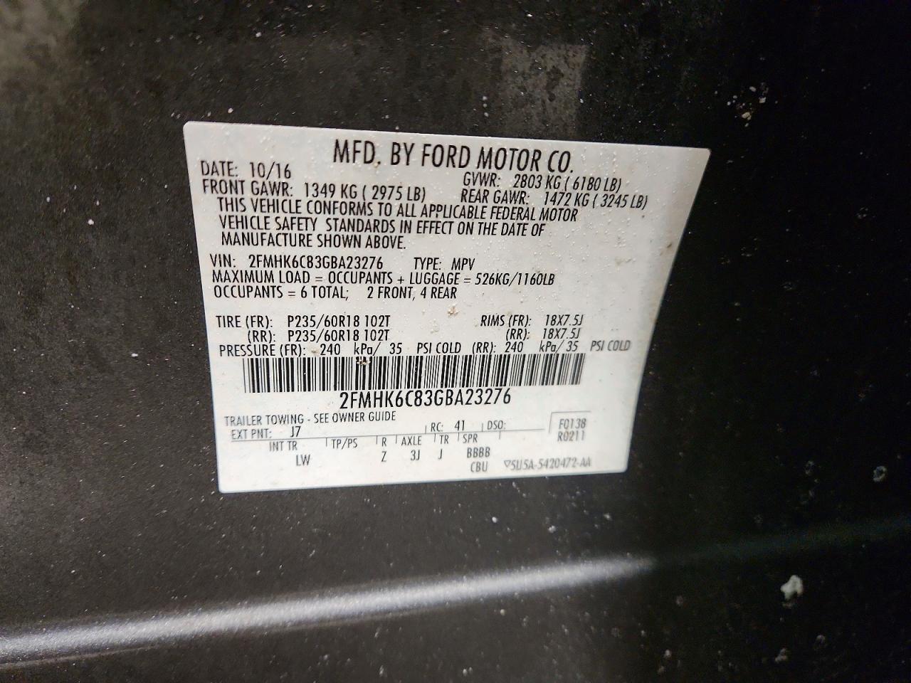 2016 Ford Flex sel