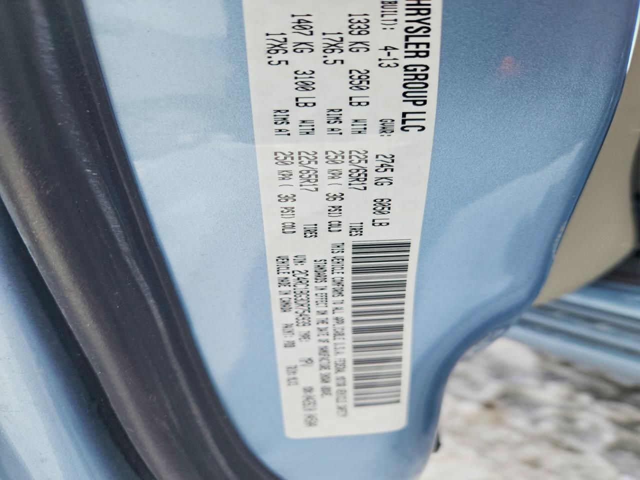 2013 Chrysler Town & Country Touring