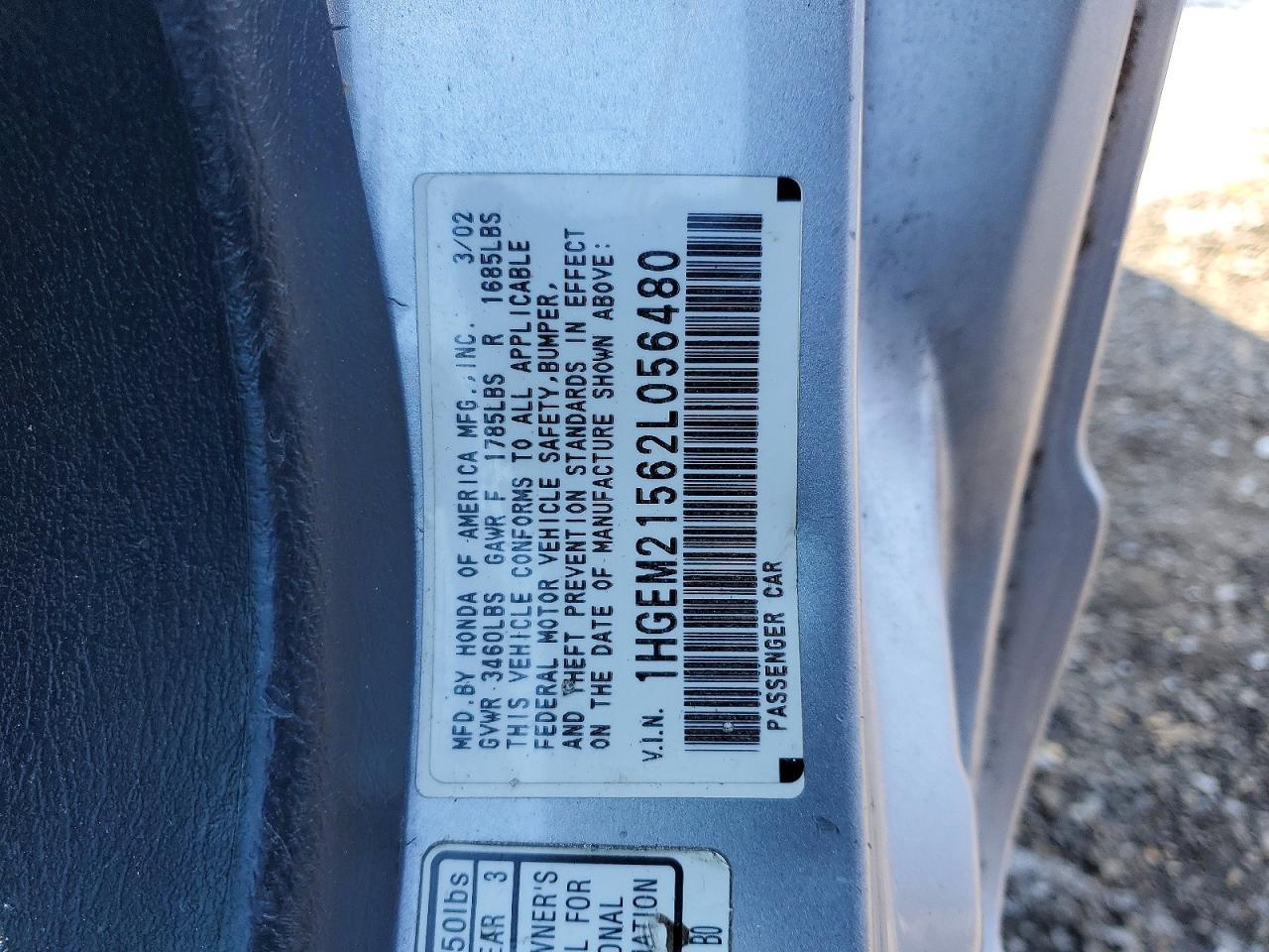 2002 Honda Civic lx