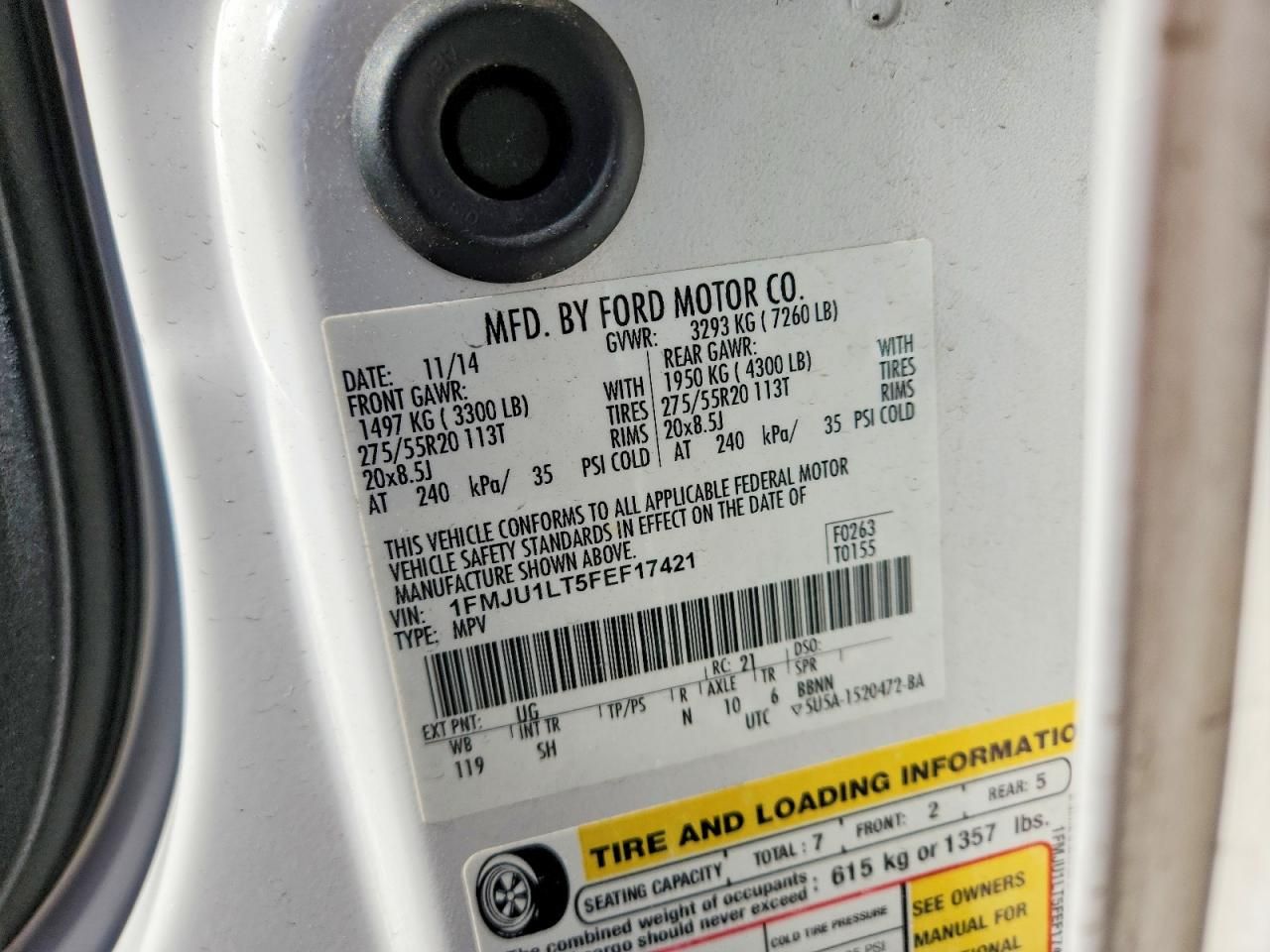 2015 Ford Expedition Platinum