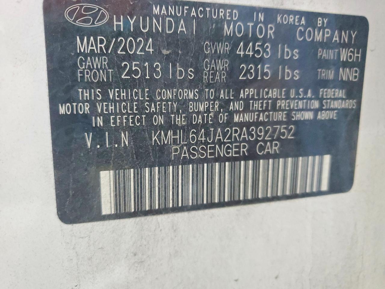 2024 Hyundai Sonata sel