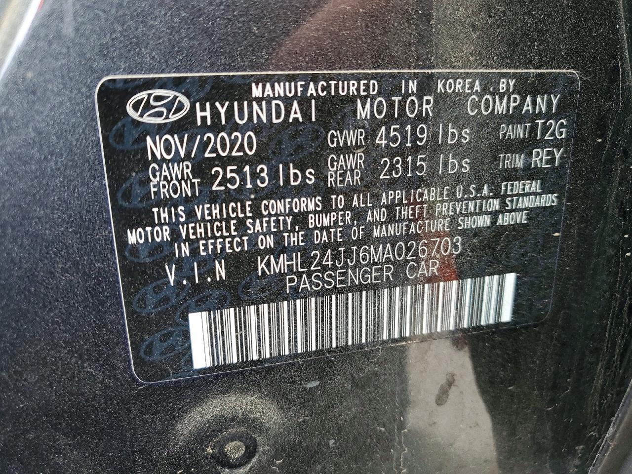 2021 Hyundai Sonata Hybrid