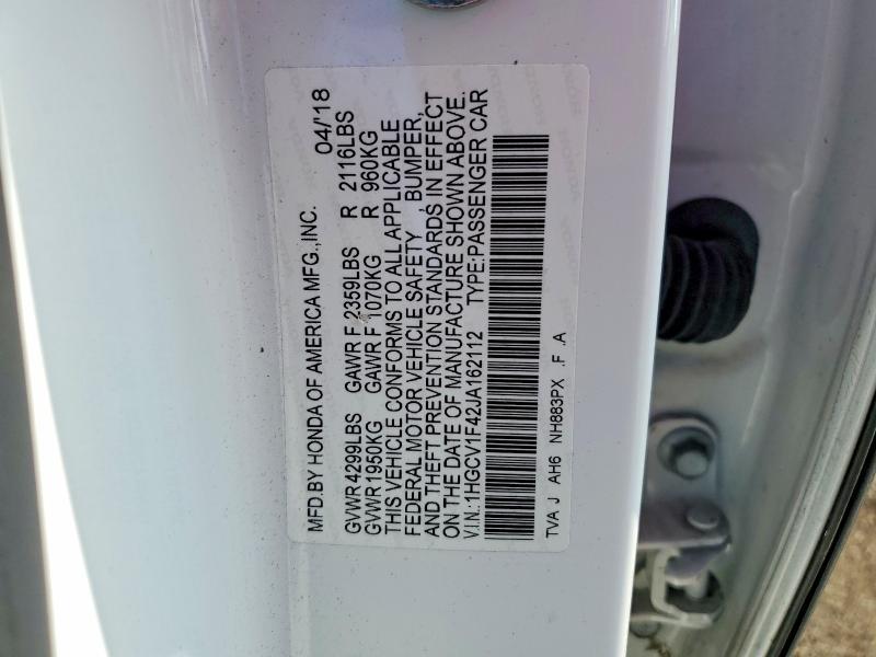 2018 Honda Accord ex