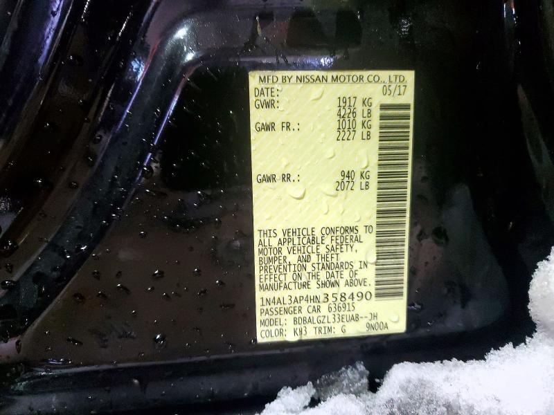 2017 Nissan Altima 2.5 s