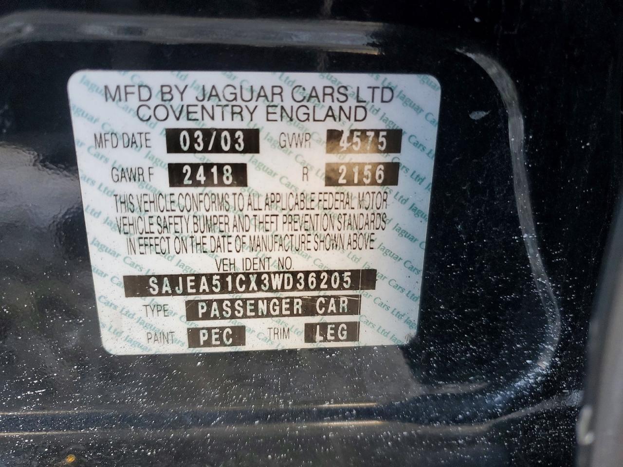 2003 Jaguar X-type 3.0