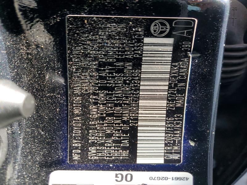 2014 Toyota Corolla l