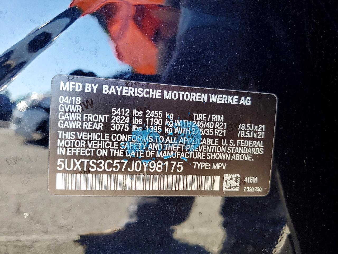 2018 BMW X3 Xdrivem40i