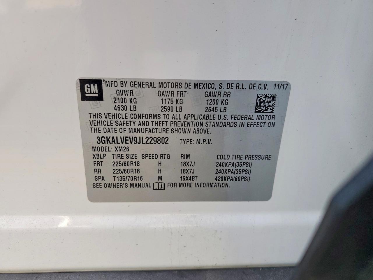 2018 GMC Terrain slt