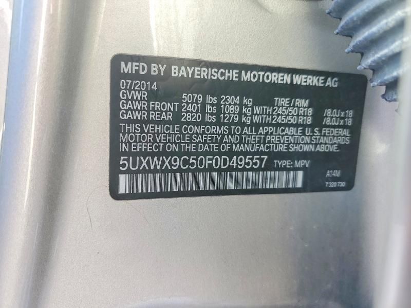 2015 BMW X3 Xdrive28i