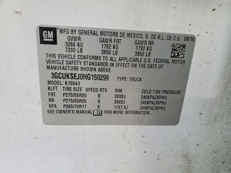 2017 Chevrolet Silverado K1500 ltz