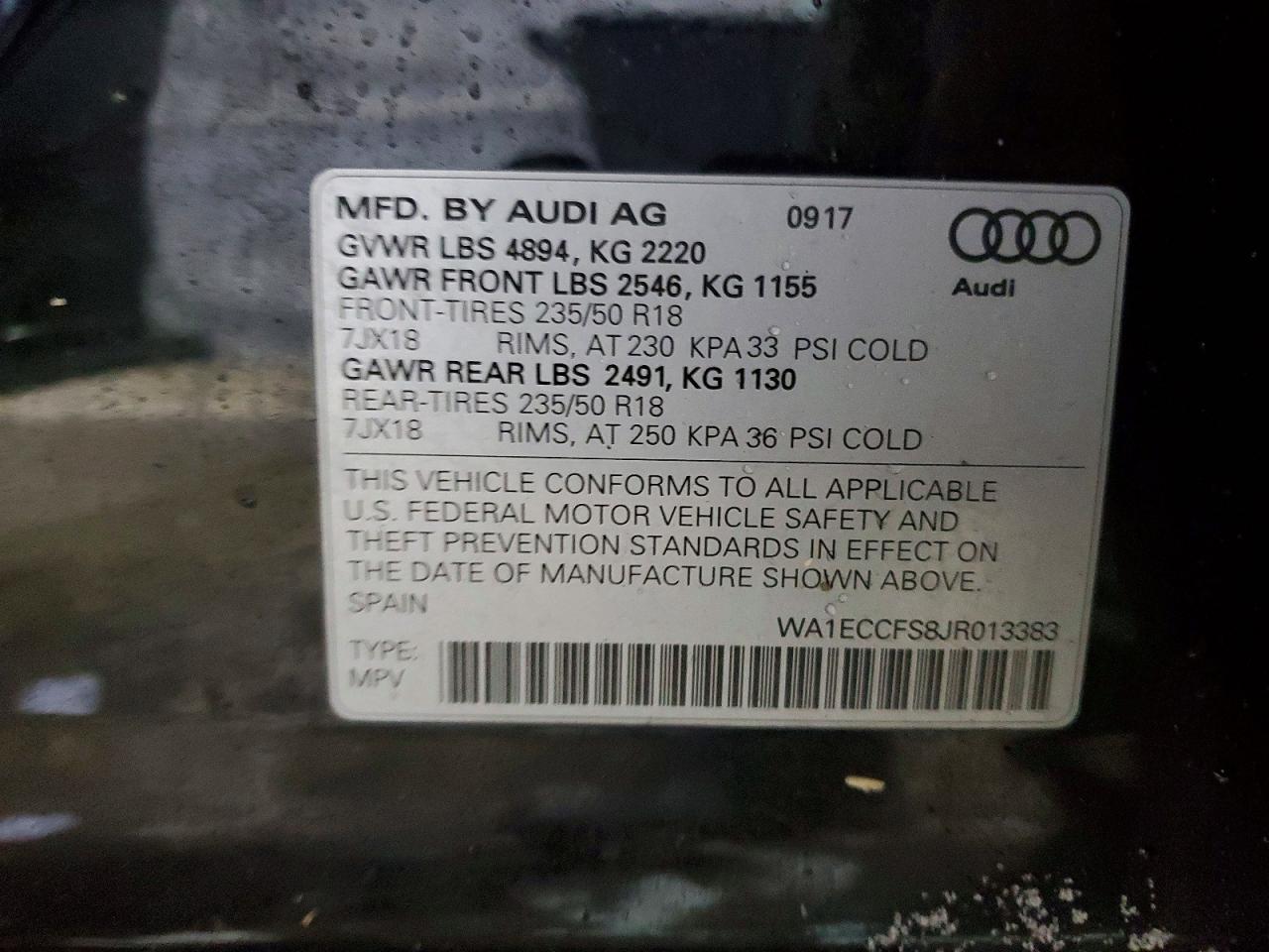 2018 Audi Q3 Premium