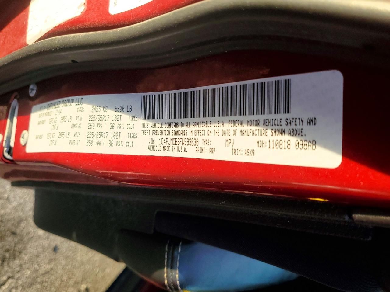 2015 Jeep Cherokee Latitude