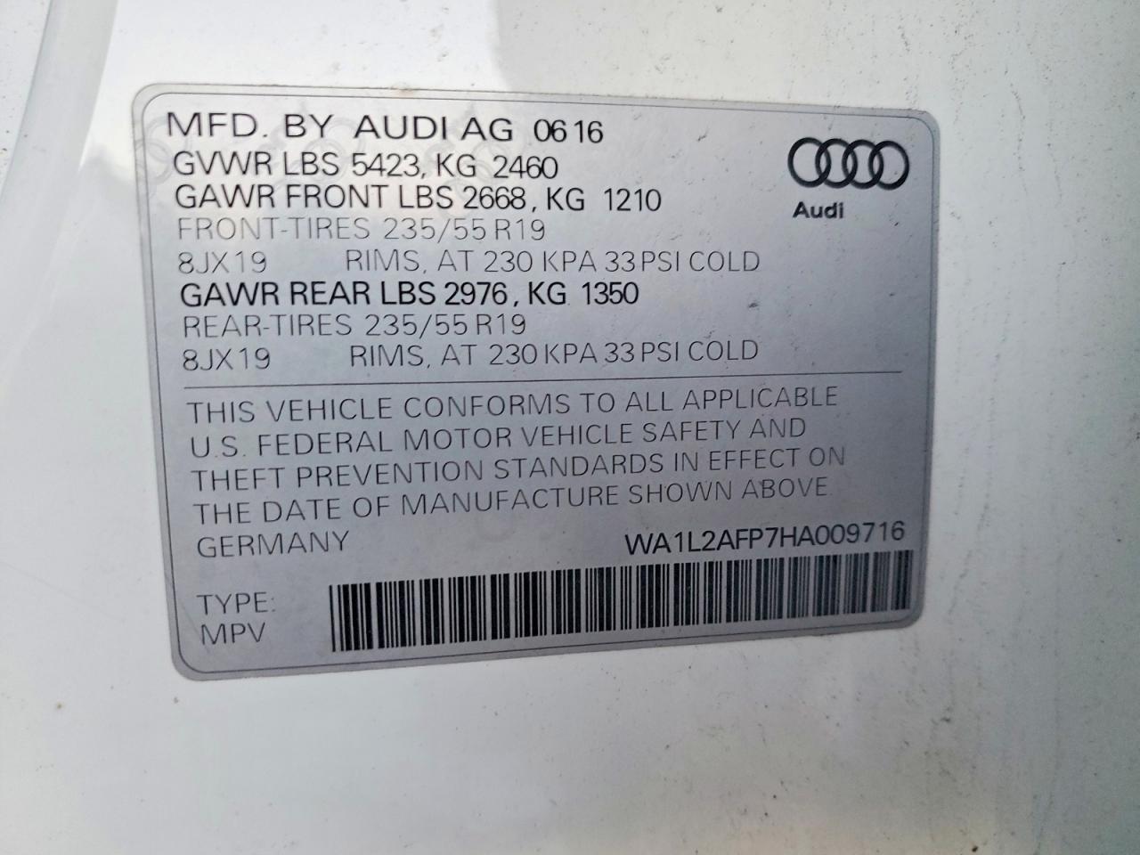 2017 Audi Q5 Premium Plus