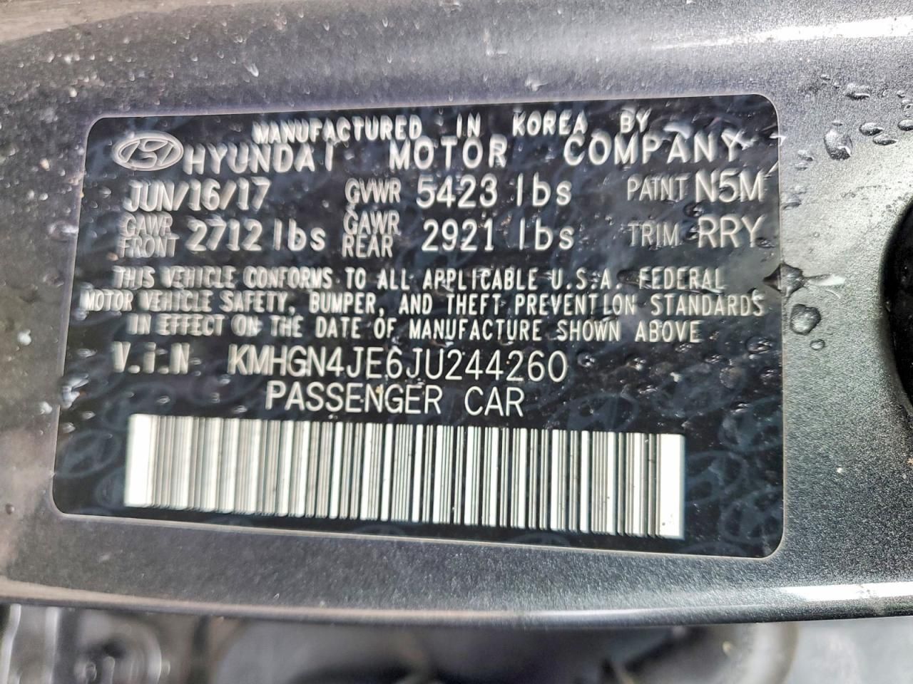 2018 Genesis G80 Base