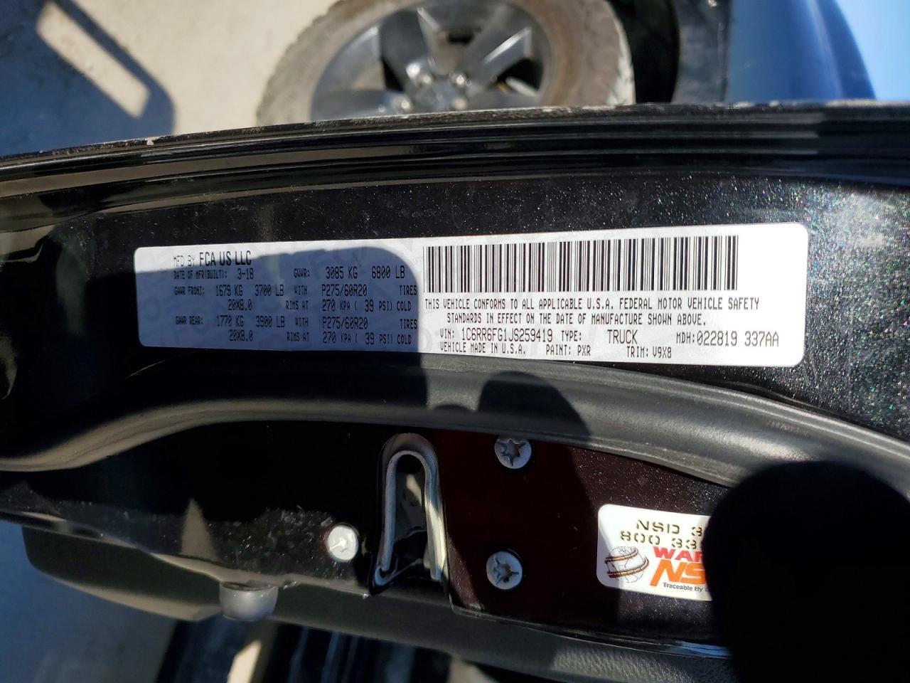 2018 Dodge Ram 1500 st