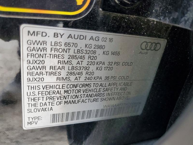 2017 Audi Q7 Premium