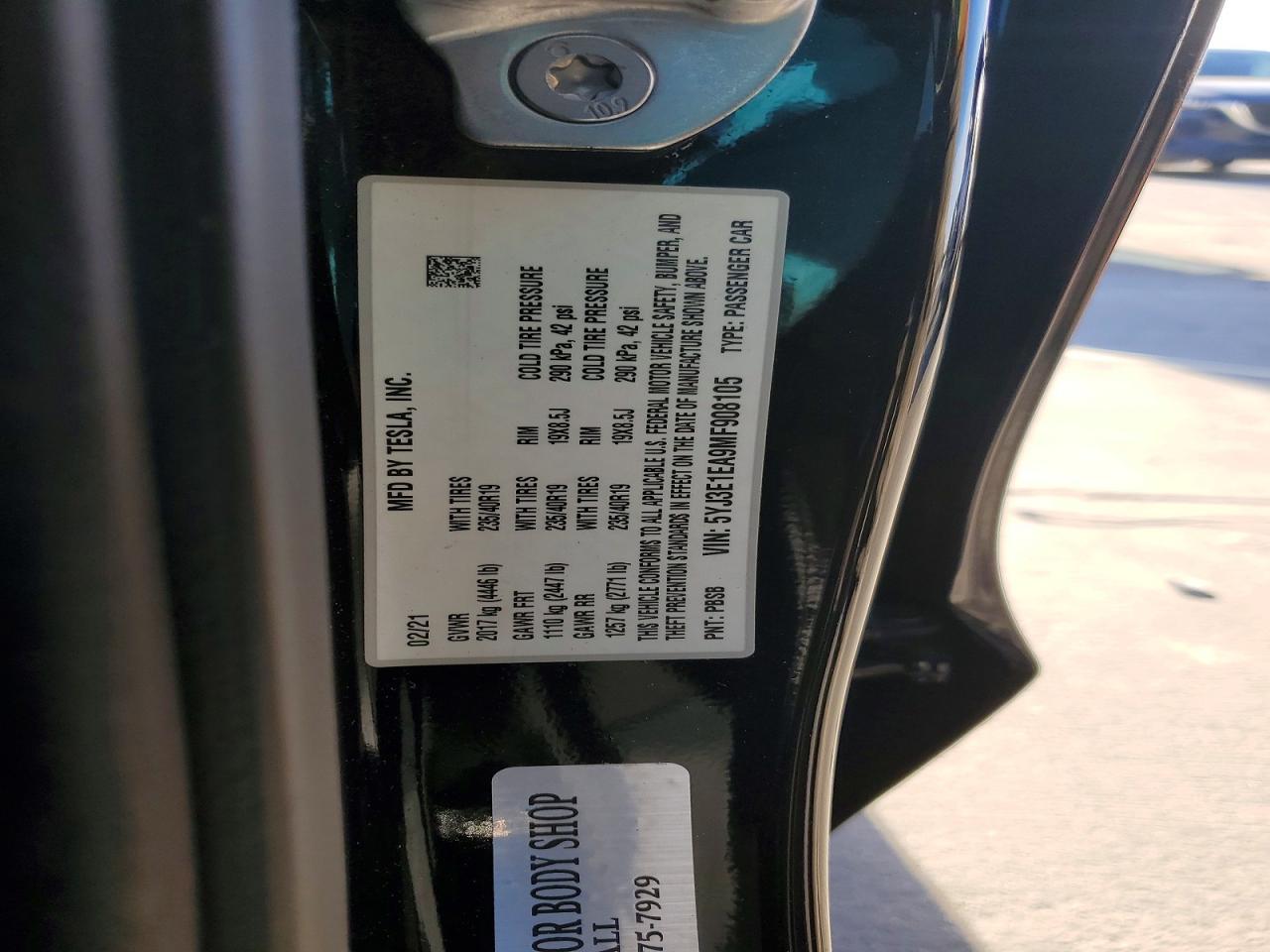 2021 Tesla Model 3