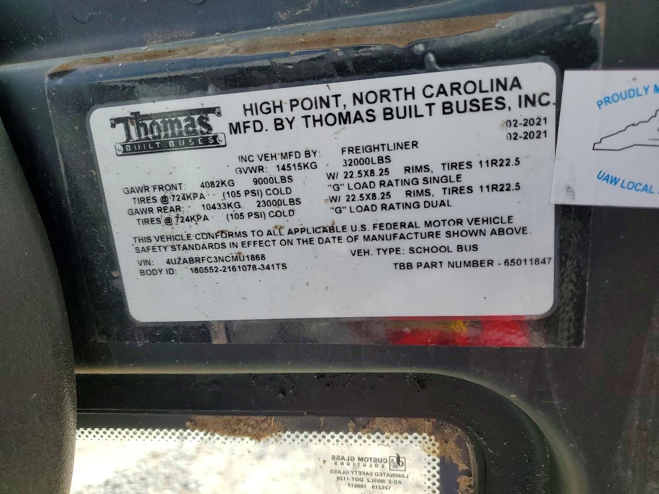 2022 Freightliner Chassis B2